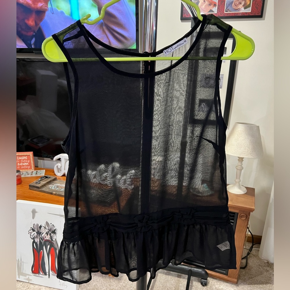 Hot Options sheer top